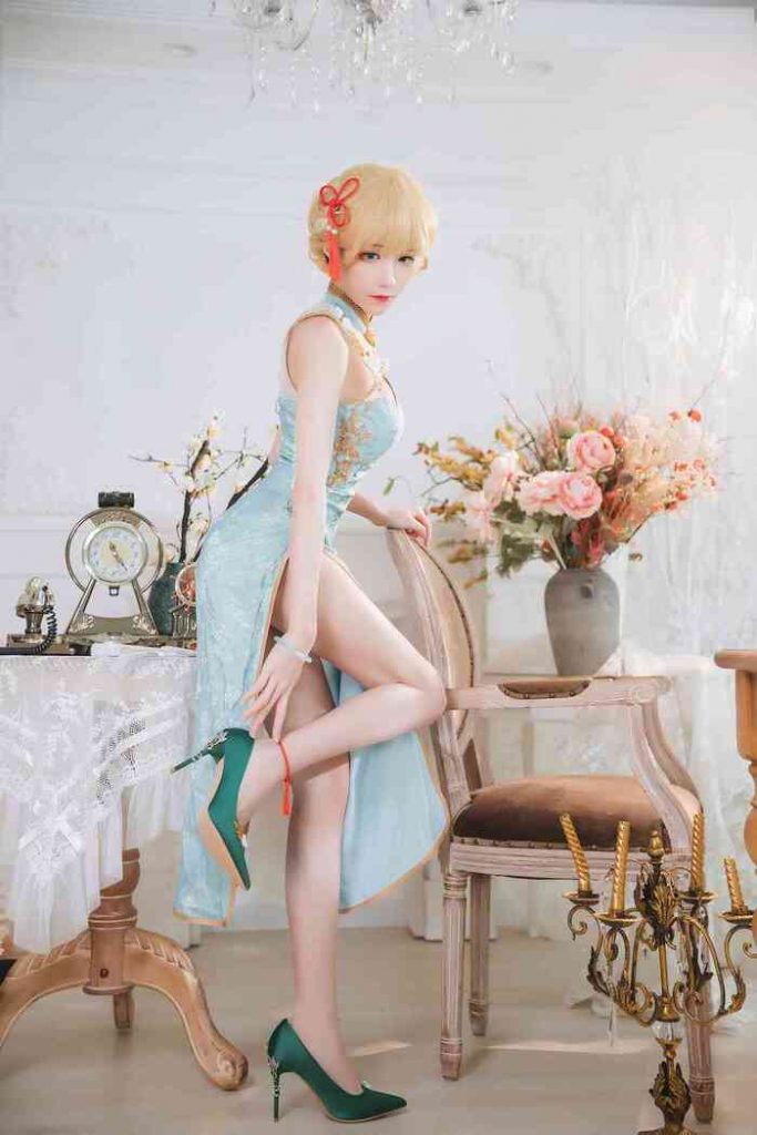 图片[4]-【单集】Tomoyo酱 COS 《少女前线-G36旗袍》 写真集【30P-178MB】-CoserBaby